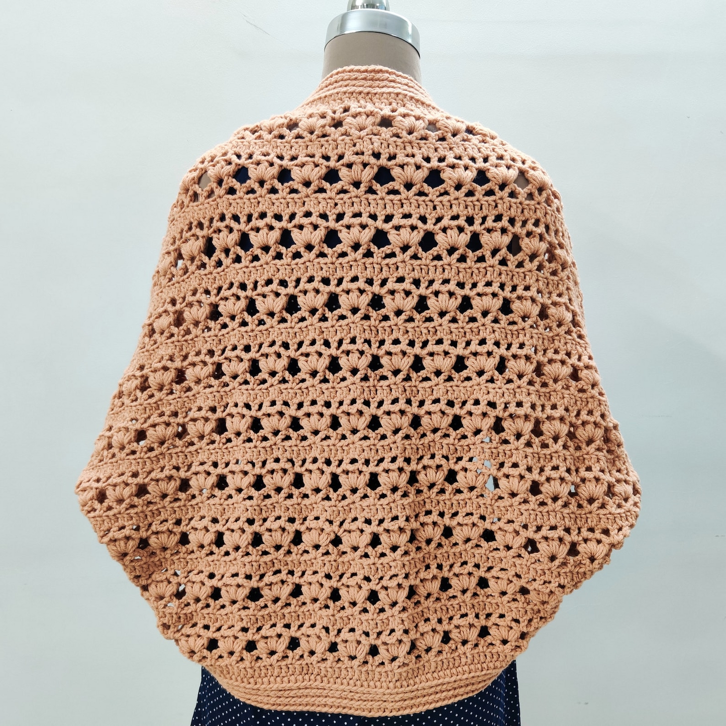 Crochet Pumpkin Pie Cocoon Shrug Pattern