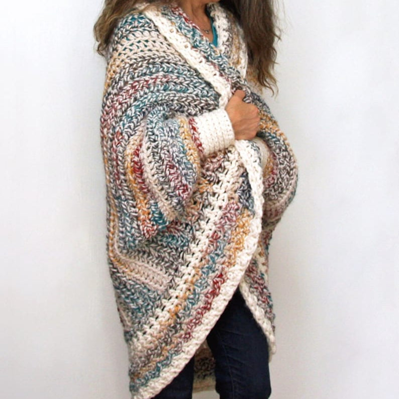 Luxe Oversized Shrug Crochet Pattern