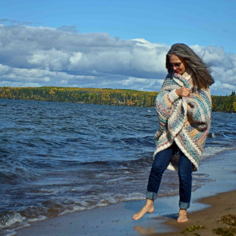 Luxe Oversized Shrug Crochet Pattern