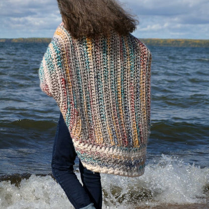 Luxe Oversized Shrug Crochet Pattern