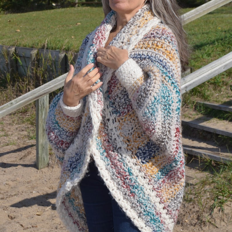 Luxe Oversized Shrug Crochet Pattern