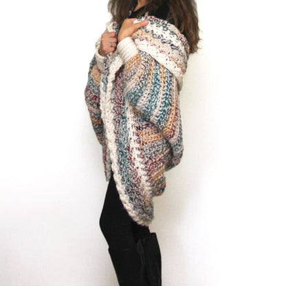Luxe Oversized Shrug Crochet Pattern