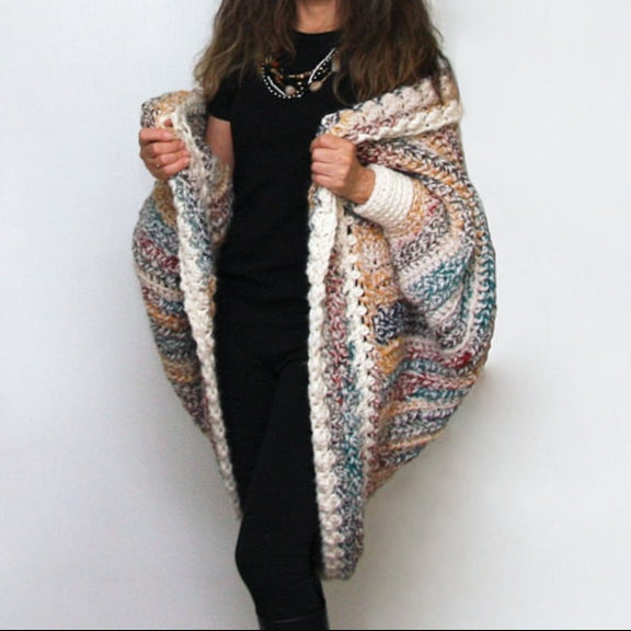 Luxe Oversized Shrug Crochet Pattern