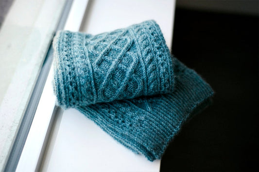 Classic Cables Scarf Knitting Pattern