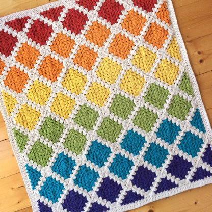 Spin Your Granny Square blanket pattern