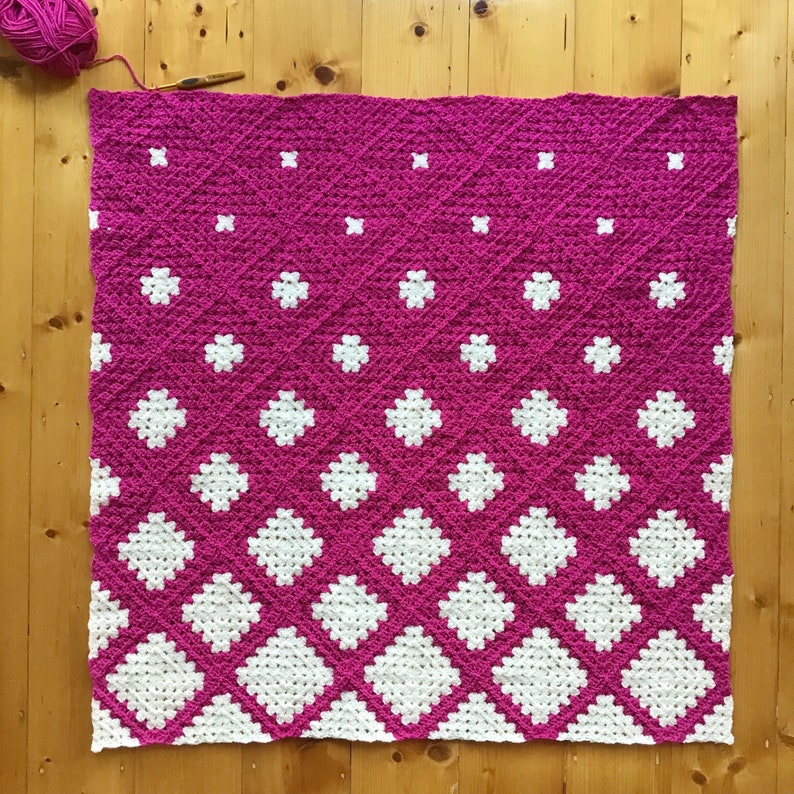 Spin Your Granny Square blanket pattern