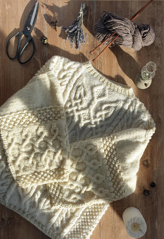 Aran Sweater Knitting Pattern
