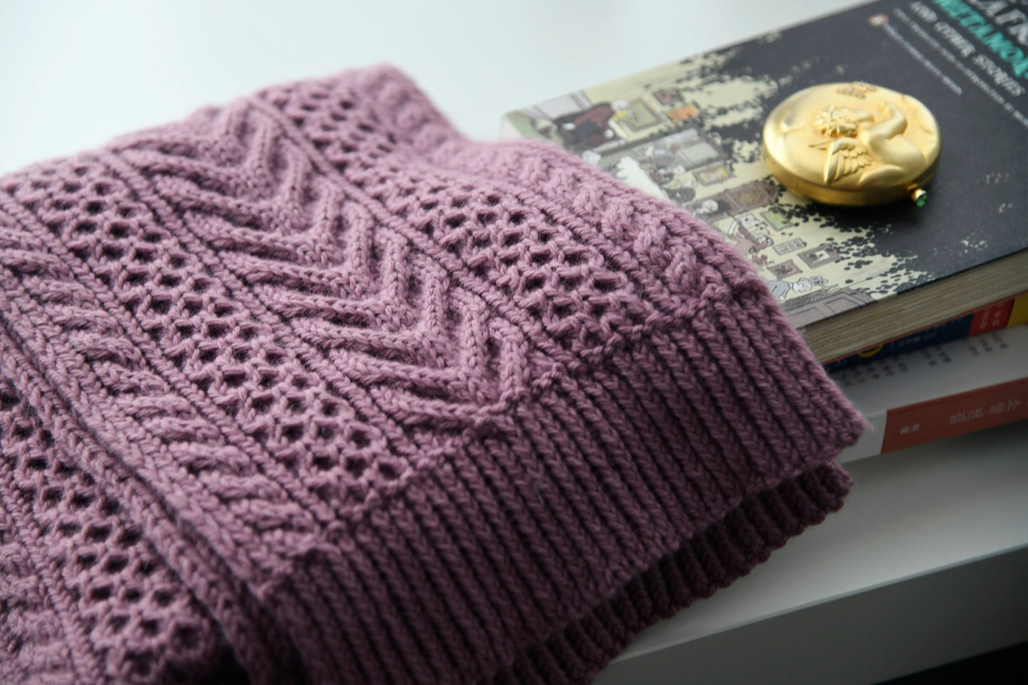 Retro Cables Scarf | knitting pattern