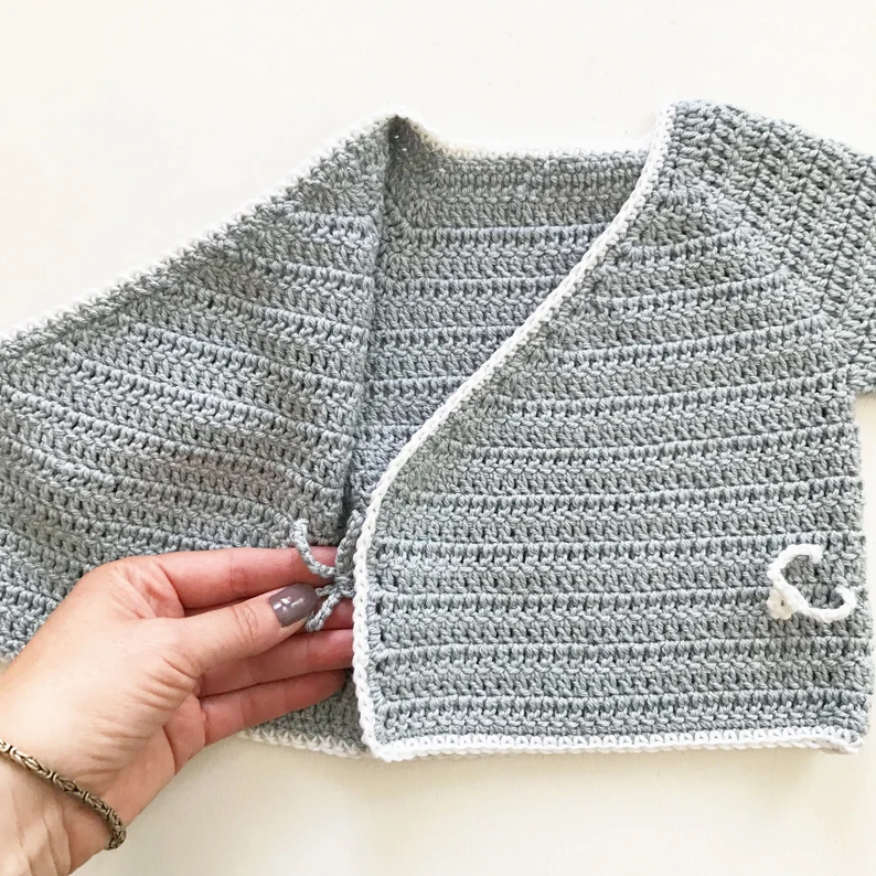 Baby Wrap Cardigan Crochet Pattern