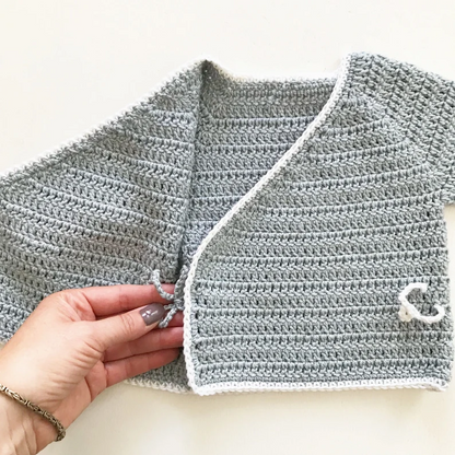 Baby Wrap Cardigan Crochet Pattern