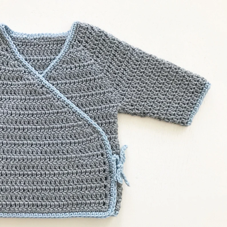 Baby Wrap Cardigan Crochet Pattern