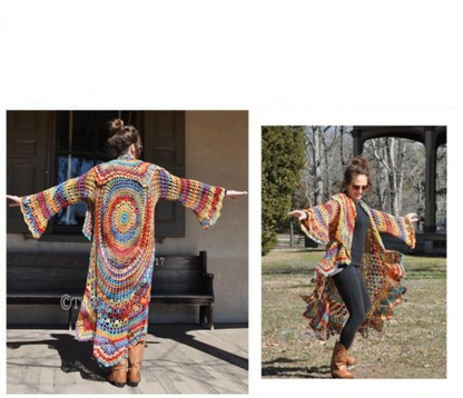 Bohemian Hippie Sweater Crochet Pattern
