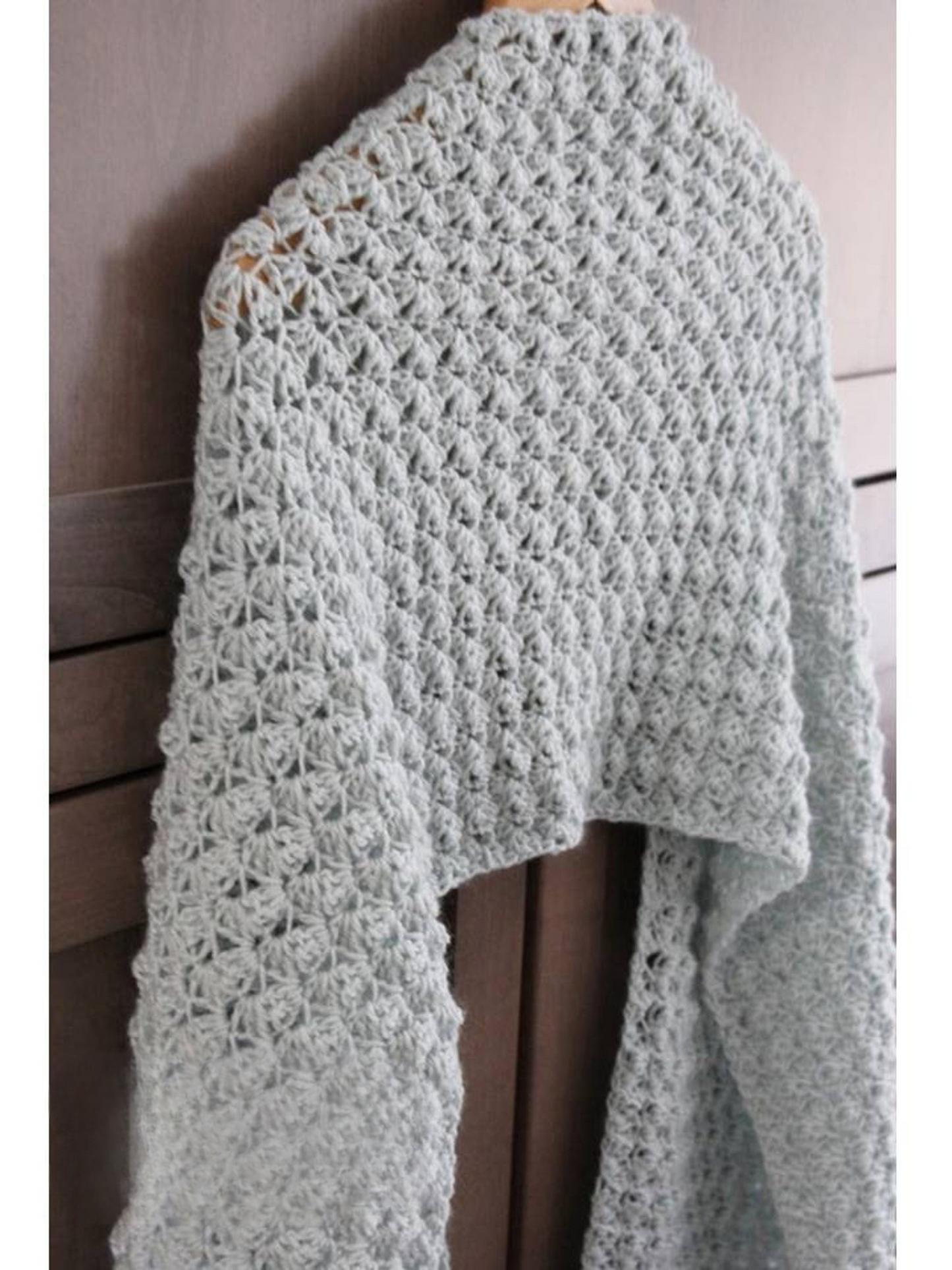 Textured Crochet Shawl Pattern
