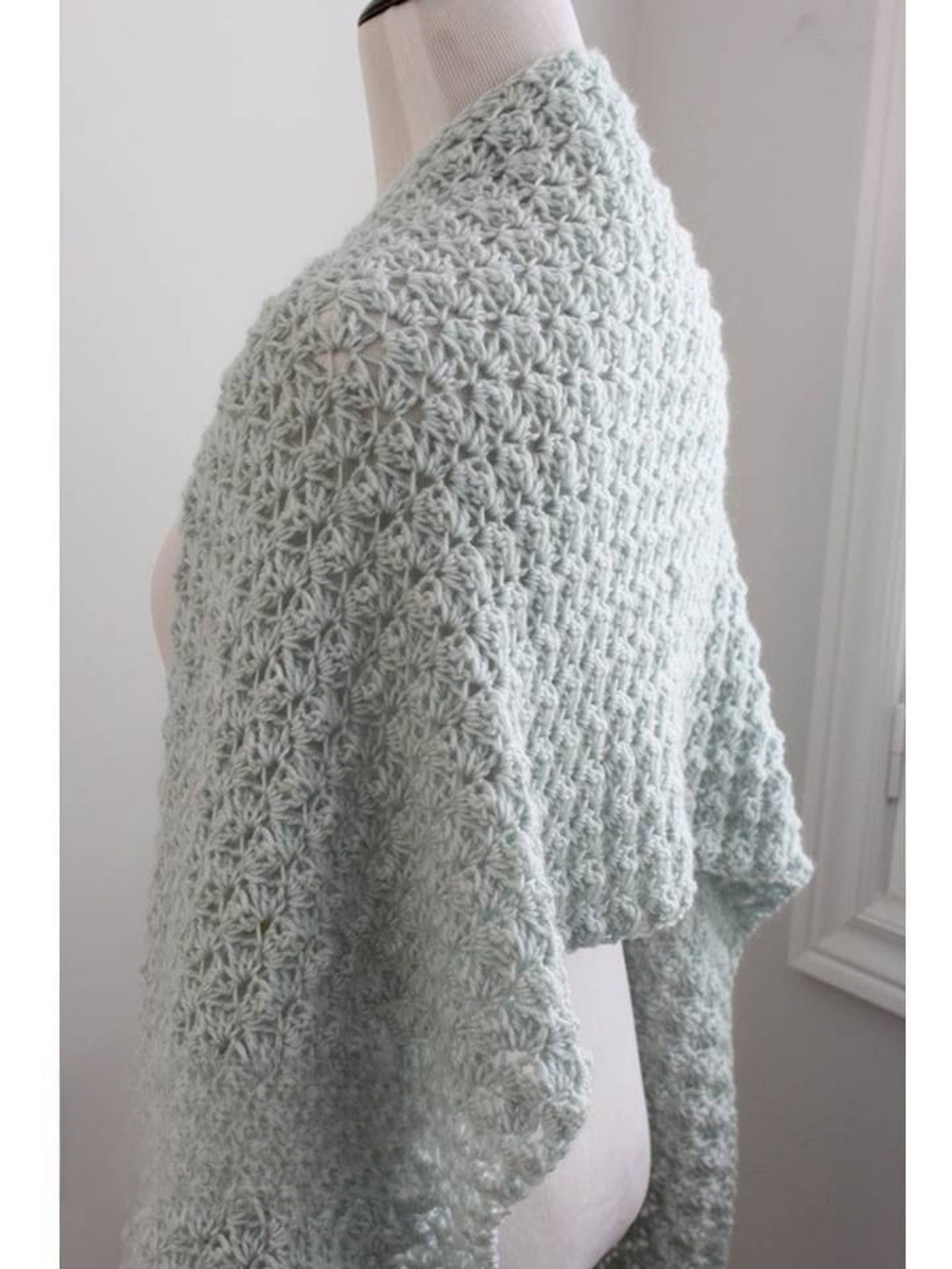 Textured Crochet Shawl Pattern