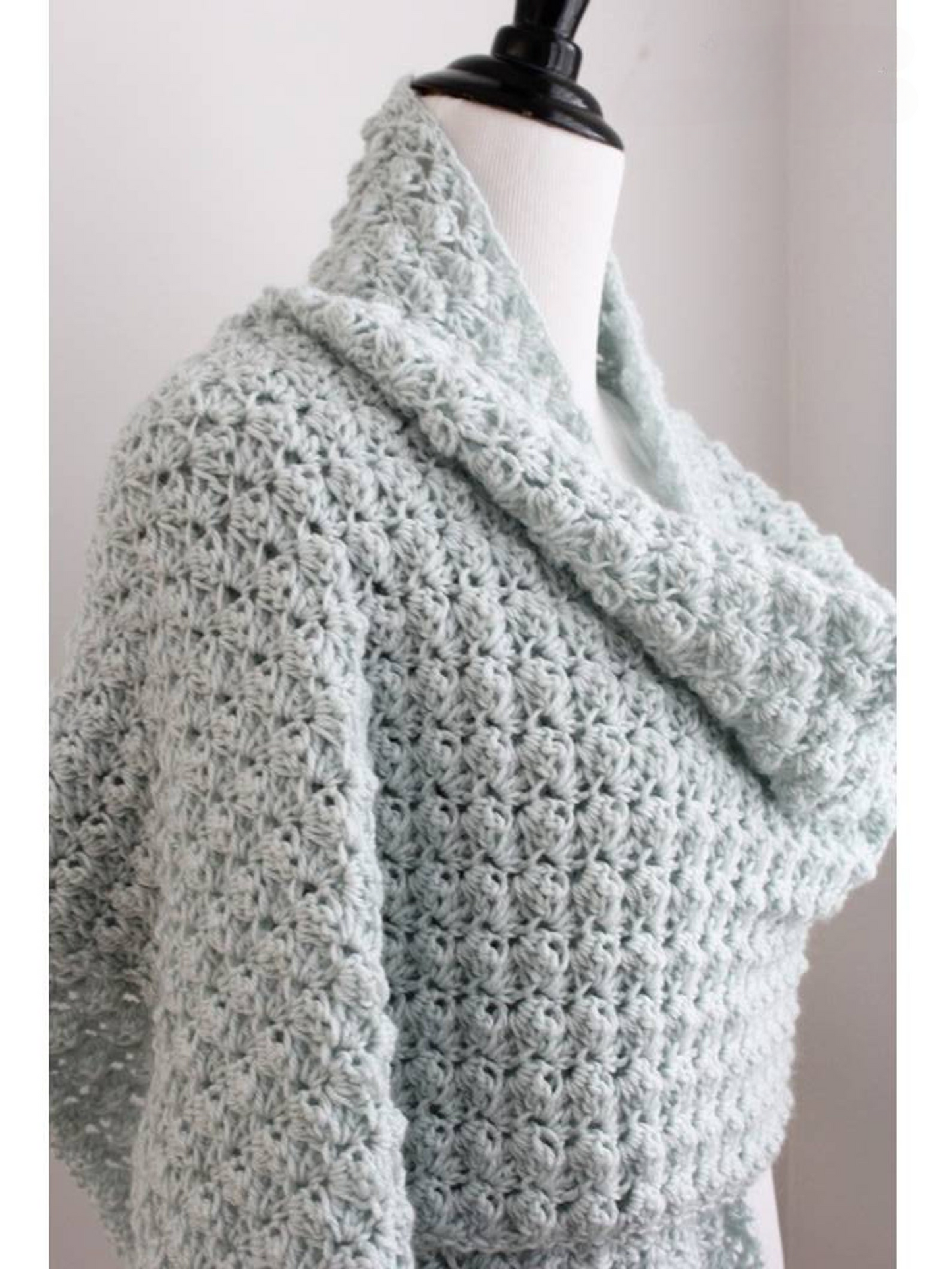 Textured Crochet Shawl Pattern