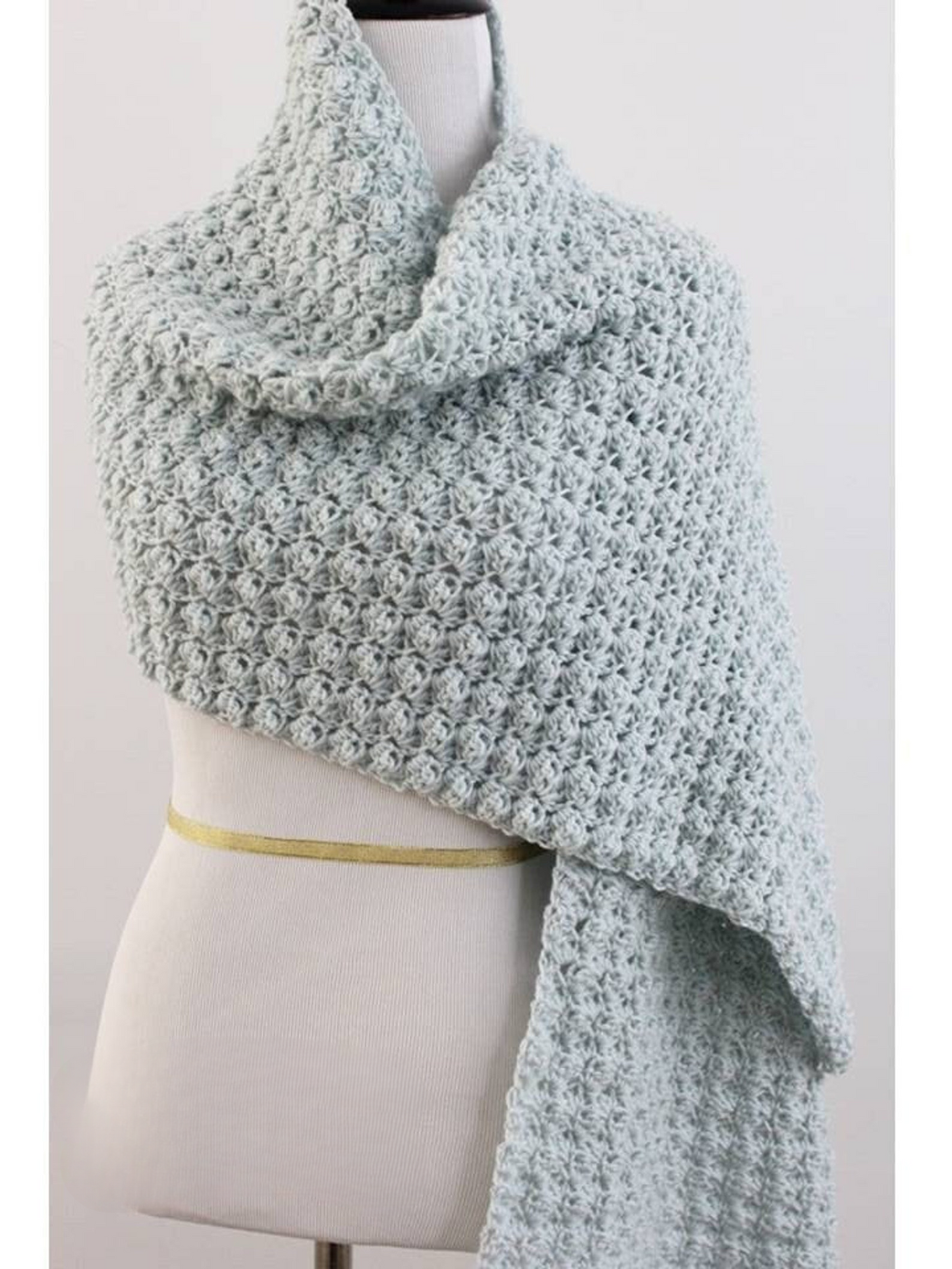 Textured Crochet Shawl Pattern