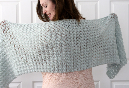 Textured Crochet Shawl Pattern