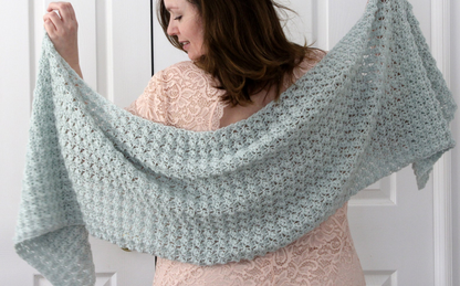 Textured Crochet Shawl Pattern