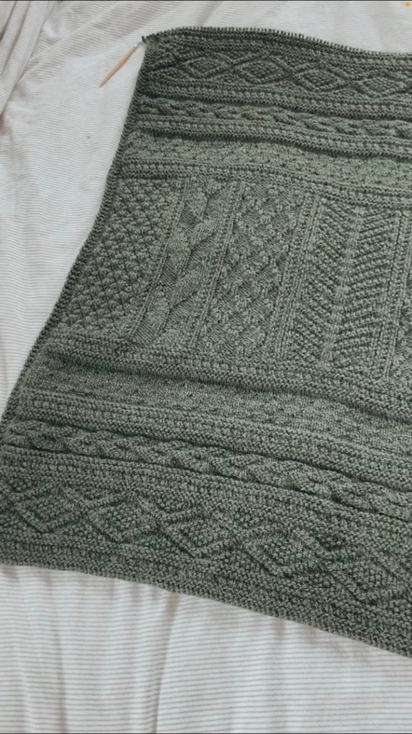 Easy Blanket Knitting Pattern