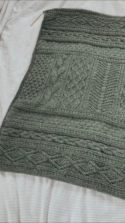 Easy Blanket Knitting Pattern