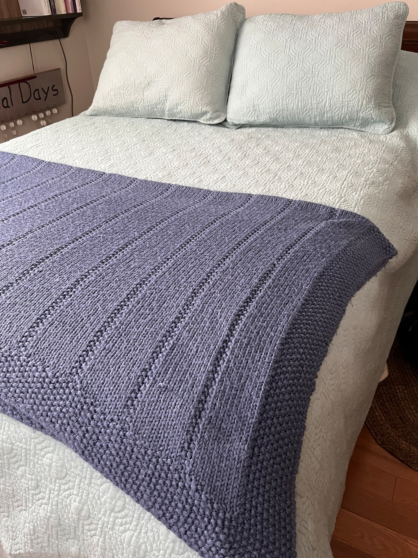 Throw Blanket Knitting Pattern