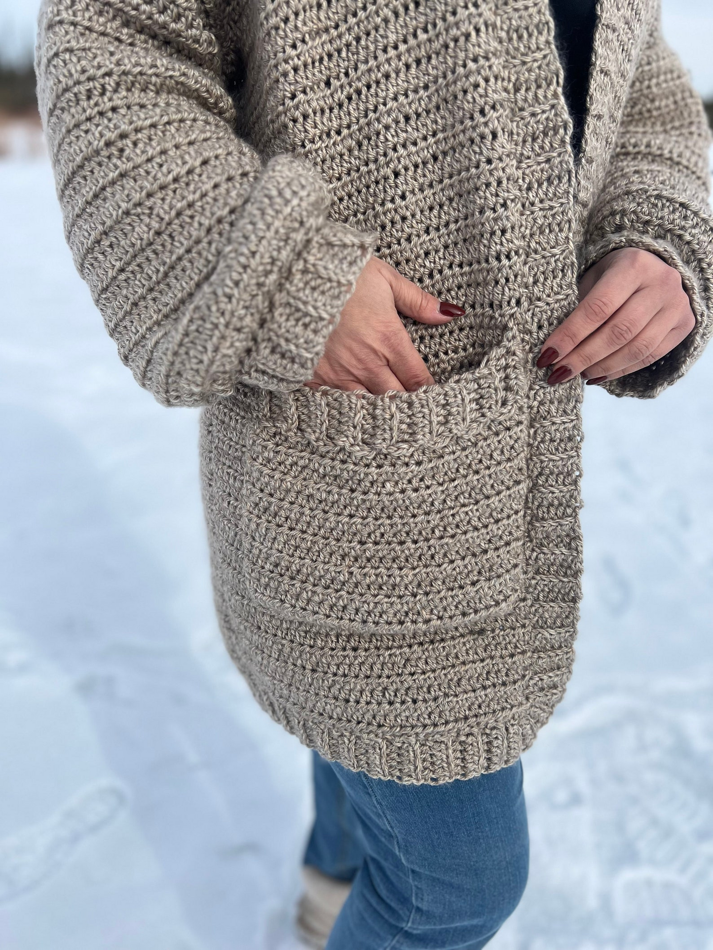 All My Phases Cardigan Crochet Pattern