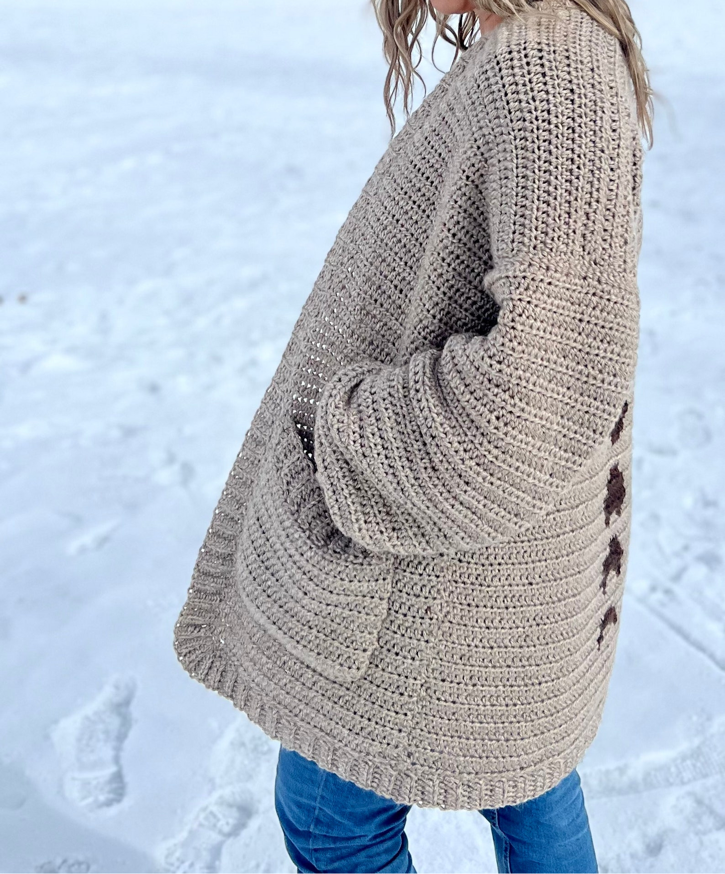 All My Phases Cardigan Crochet Pattern