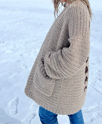 All My Phases Cardigan Crochet Pattern