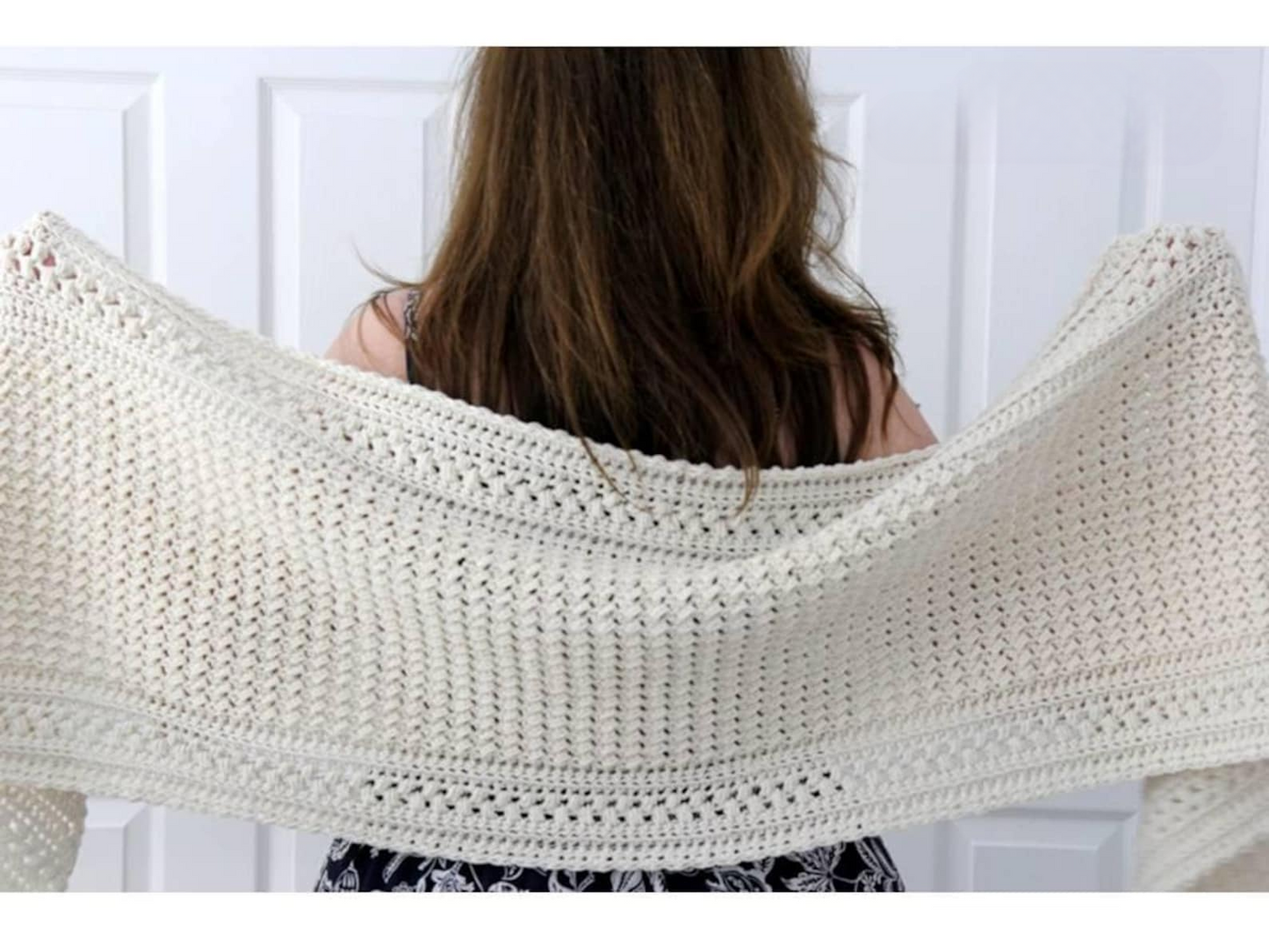Rectangle Shawl Crochet Pattern