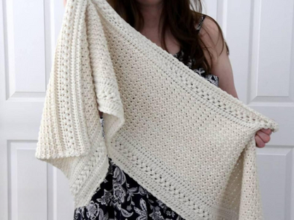 Rectangle Shawl Crochet Pattern