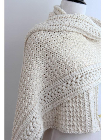 Rectangle Shawl Crochet Pattern