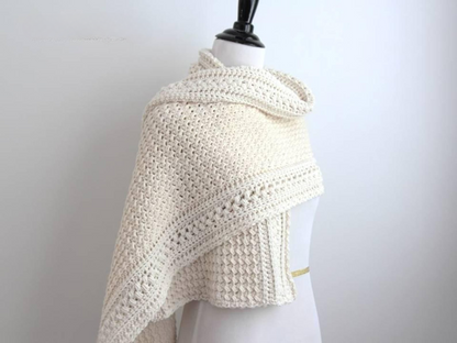 Rectangle Shawl Crochet Pattern